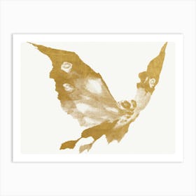 Hokusai Golden Eagle Art Print