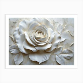 White Rose 1 Art Print