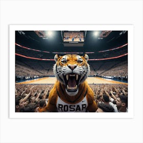 Default The Roar Of The Crowd Echoes Through The Stadium As Th 3 Art Print