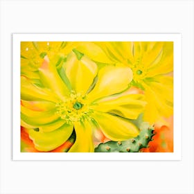 Georgia O'Keeffe- Yellow Cactus, 1935 Art Print