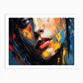 Portrait Of A Woman 17 Art Print