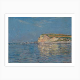 Low Tide At Pourville, Near Dieppe, Claude Monet Art Print