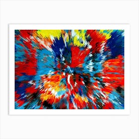 Acrylic Extruded Painting 543 Art Print