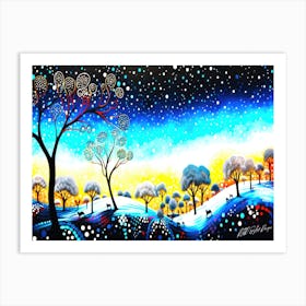 Winter Kingdom - Snowy Landscape Art Print