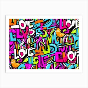 Letters Art Print