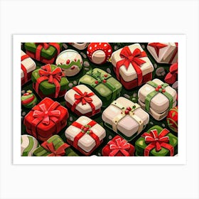 Christmas Presents Art Print