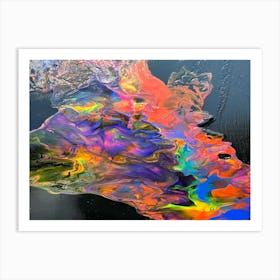 Abstract Oil Painting 1 Art Print