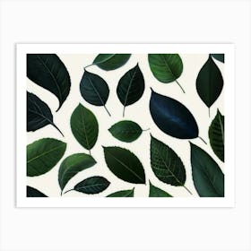 Green Leaves Art Print