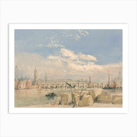 London Bridge, David Cox Art Print