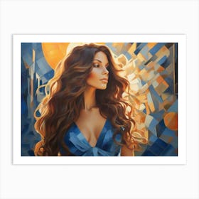 Woman In The Sun 2 Art Print