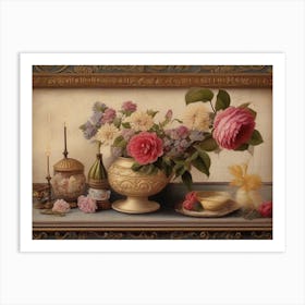 Vase Of Flowers Art Print