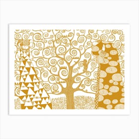 Tree Of Life (remake after Klimt) Art Print