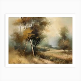 Printable Wall Art, Vintage Landscape, Farmhouse Wall Decorations, Vintage Landscape Oil Painting..13 Art Print