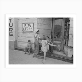 Muskogee, Oklahoma, Ice Cold Pop For Sale At A Children S Stand In The Farm Marketing Section By Russell Lee Art Print