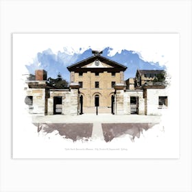 Hyde Park Barracks Museum, City Centre & Haymarket, Sydney Art Print