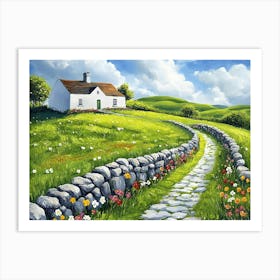 Rolling Hills Of Ireland 19 Art Print