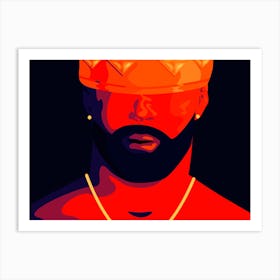 Illustration Art Prints Mister King 1 Art Print