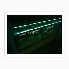 Bullet Train Art Print