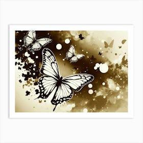 Butterfly Painting 73 Art Print