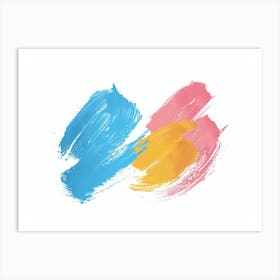 Brush Strokes 1 Art Print