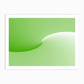 Green Abstract Original Art Print