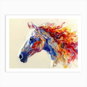 Horse Painting 1 Art Print