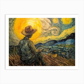 Contemporary Artwork Inspired By Vincent Van Gogh 2 Art Print