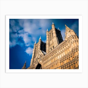 West Facade Lincoln Cathedral Art Print