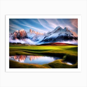 Alps beauty Art Print