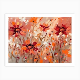 Flowers In The Meadow Art Print