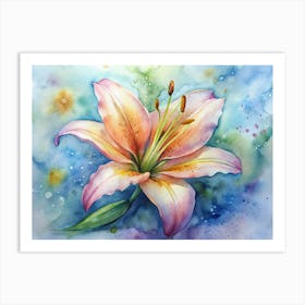 Lily Painting Art Print