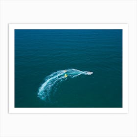 Summer Sea Aerial View. Rimini, Italy Art Print