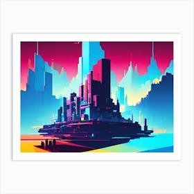 Cityscape 17 Art Print