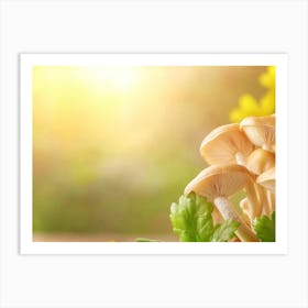 Mushroom in the Sun Art Print