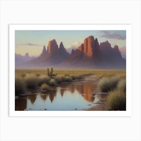 Desert Wash Art Print