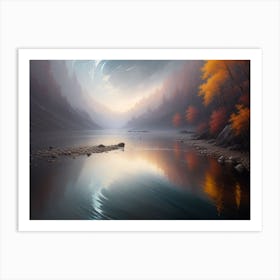 Notes Of Reflection Art Print