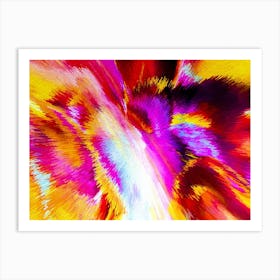 Acrylic Extruded Painting 76 Art Print