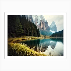 Mountain Lake 3 Art Print