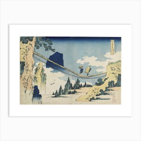 Suspension Bridge Between Hida And Etchu Art Print