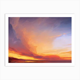 Sunset 4 Art Print