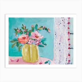 Flower Happy Art Print