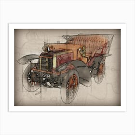 Automobile Art Print