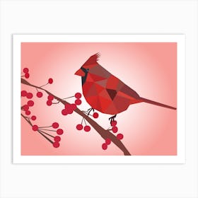 Northern Cardinal Bird Art Art Print