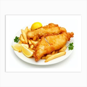 Fish And Chips 6 Art Print