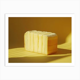 Slice Of Butter Cake Art Print