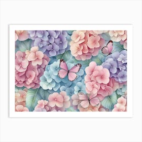 Hydrangeas 6 Art Print