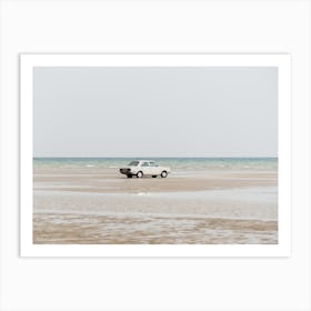 Car On The Beach Art Print