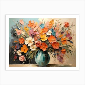 Flowers In A Vase 4 Art Print