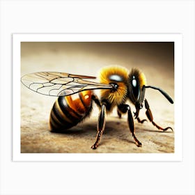 Beautiful bee Art Print