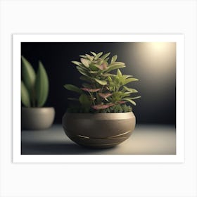 Plant Pot Art Print